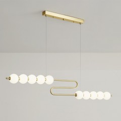 Светильник подвесной ElegantLight DZN-11298 БРОНЗА D1200*300/H1500/10/LED/30W/4500K N-LACEE