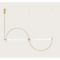 Светильник подвесной ElegantLight DZN-11338 БРОНЗА D2000/H1500/2/LED/30W/3000K