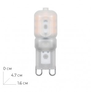 Лампа светодиодная LED 5вт 230в G9 4000K белый капсульная (LB-430) 25637