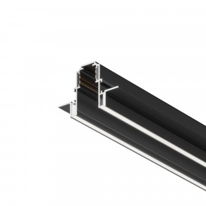 Шинопровод магнитный встраиваемый под ГКЛ 12,5 мм сканалом под светодиодную ленту TRX034LS-222B 