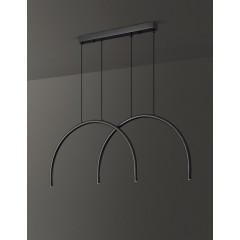 Светильник DZN-5310 ЧЕРНЫЙ D900*330/H1200/4/LED/6W/2800K