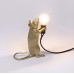 Светильник переносной ElegantLight DZN-5329 ЗОЛОТО 1/E12/12W мышка стоит (+ лампа Е12) MOUSE 23-11