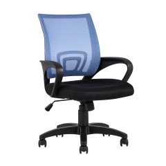 Кресло офисное TopChairs Simple голубое
