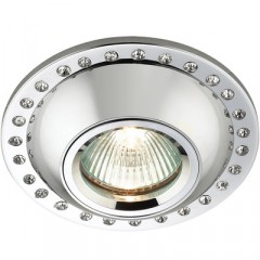 Светильник Novotech 369874 NT14 038 хром Встраиваемый IP20 GX5.3 50W 12V SHINE