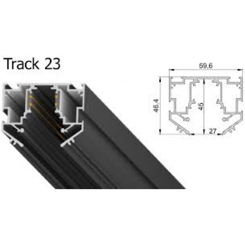 Трековая система LumFer Track 23 (48V) черный 3,0м