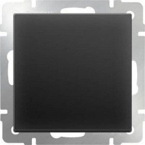 WERKEL WL08-SW-1G/ Выключатель одноклавишный (черный матовый) W1110008
