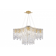 5638P/12A PLATING BRASS+CLEAR (1) Люстра NW RSP