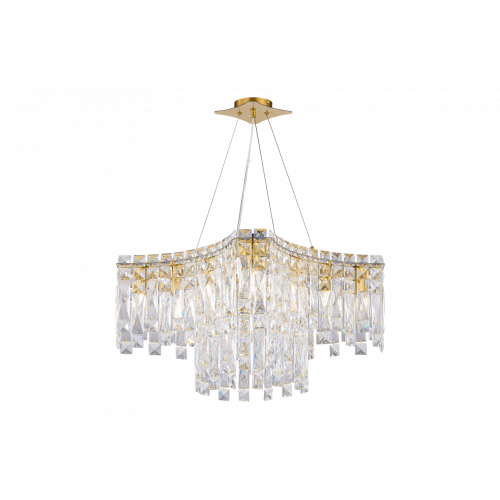 5638P/12A PLATING BRASS+CLEAR (1) Люстра NW RSP