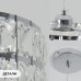 Светильник подвесной SAPFIR SPFD-8613 ХРОМ/CHROME D240/H1000/1/Е27/10W без ламп CRYSTALS