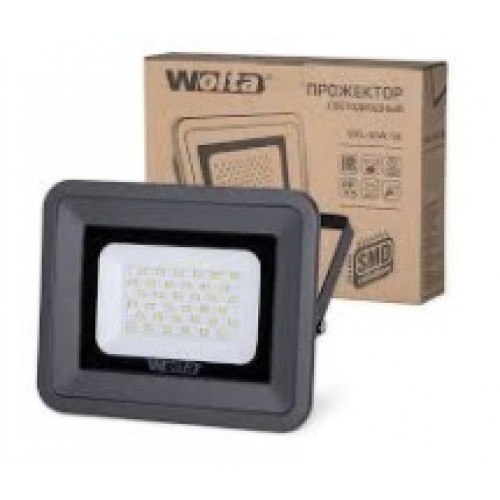 Прожектор WOLTA LED WFL-50W/06, 5500K, 50 W SMD, IP 65,цвет серый, слим RSP