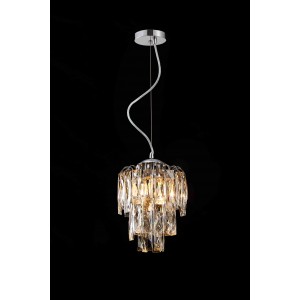 Подвесной светильник L10-ф200*H300 CHROME RSP SFS