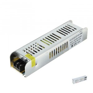 Ecola LED strip Power Supply 100W 220V-12V IP20 узкий блок питания для светодиодной ленты