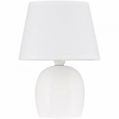 UML-B304 E14 WHITE Светильник настольный декоративный под лампу Е14, 40W. Механический выключатель. Белый. ТМ Uniel, шк 4690485198338