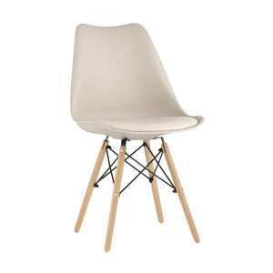 Стул Eames Soft бежевый (Стул Freames, бежевый)