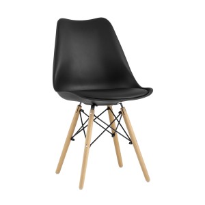 Стул Eames Soft черный (Стул Freames, черный)