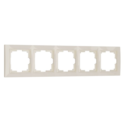 WERKEL Snabb basic WL03-Frame-05/ Рамка на 5 постов (слоновая кость, basic) a036634 W0052003