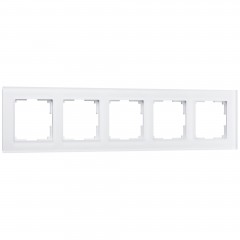 WERKEL Favorit WL01-Frame-05 / Рамка на 5 постов (белый матовый) a036581 W0051105