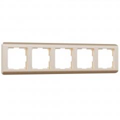 WERKEL Stream WL12-Frame-05/ Рамка на 5 постов  (шампань) a034615 W0052111