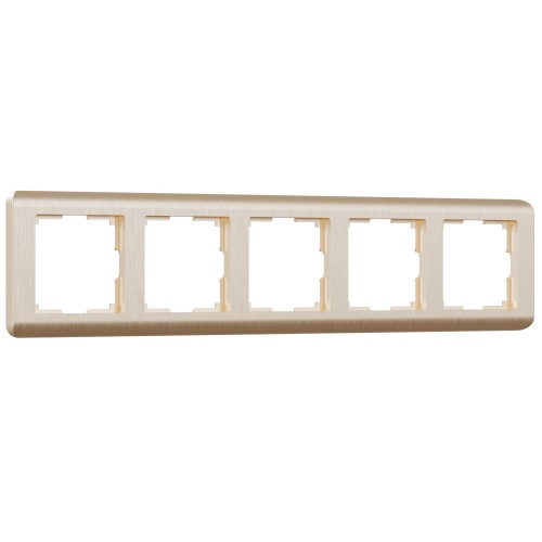 WERKEL Stream WL12-Frame-05/ Рамка на 5 постов  (шампань) a034615 W0052111