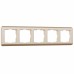 WERKEL Stream WL12-Frame-05/ Рамка на 5 постов  (шампань) a034615 W0052111