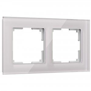 WERKEL Favorit WL01-Frame-02 / Рамка на 2 поста (дымчатый,стекло) a030786 W0021117