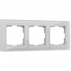WERKEL Favorit WL01-Frame-03 / Рамка на 3 поста (дымчатый,стекло) a030787 W0031117
