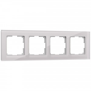 WERKEL Favorit WL01-Frame-04 / Рамка на 4 поста (дымчатый,стекло) a030788 W0041117