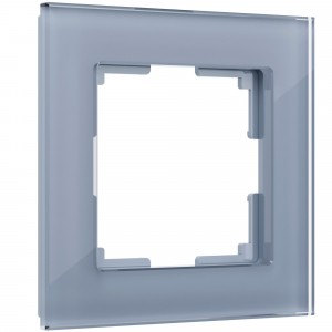 WERKEL Favorit WL01-Frame-01 / Рамка на 1 пост (серый,стекло) a030774 W0011115