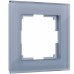 WERKEL Favorit WL01-Frame-01 / Рамка на 1 пост (серый,стекло) a030774 W0011115
