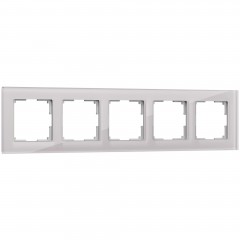 WERKEL Favorit WL01-Frame-05 / Рамка на 5 постов (дымчатый,стекло) a030789 W0051117