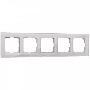 WERKEL Favorit WL01-Frame-05 / Рамка на 5 постов (дымчатый,стекло) a030789 W0051117