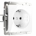 WERKEL WL01-SKGS-01-IP44 / Розетка с заземлением и шторками (белая) a028830 W1171101