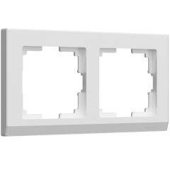 WERKEL Stark WL04-Frame-02-white / Рамка на 2 поста (белый) a028922 W0021801