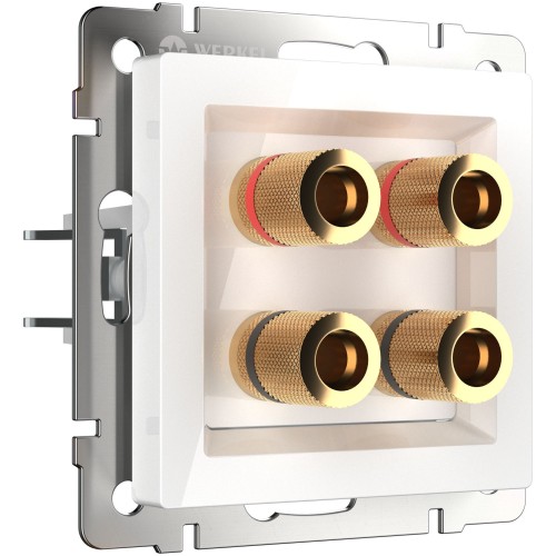 WERKEL WL01-AUDIOx4 / Акустическая розетка (белый) a030771 W1185001