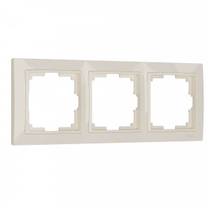 WERKEL Snabb basic WL03-Frame-03/ Рамка на 3 поста (слоновая кость, basic) a036632 W0032003