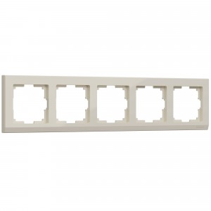 WERKEL Stark WL04-Frame-05-ivory / Рамка на 5 постов (слоновая кость) a030810 W0051803