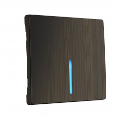 WERKEL WL12-SW-1G-LED-CP/ Клавиша для выключателя c подсветкой (бронзовый) a037207 W1119112