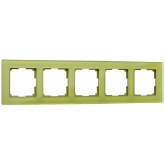 WERKEL Favorit WL01-Frame-05 / Рамка на 5 постов (фисташковый) a036591 W0051116