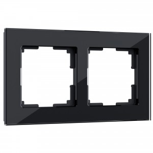 WERKEL Favorit WL01-Frame-02 / Рамка на 2 поста (черный) a031798 W0021108