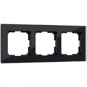 WERKEL Favorit WL01-Frame-03 / Рамка на 3 поста (черный) a031799 W0031108