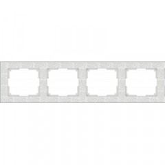 **WERKEL Flock WL05-Frame-04-white / Рамка на 4 поста (белый) a028965 W0042301