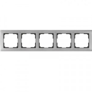WERKEL Metallic WL02-Frame-05 / Рамка на 5 постов (глянцевый никель) a030790 W0051602