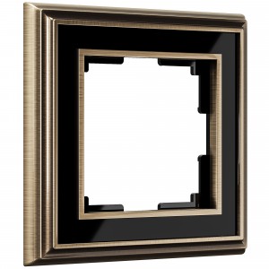 WERKEL Palacio WL17-Frame-01/ Рамка на 1 пост (бронза/черный) a037687 W0011328