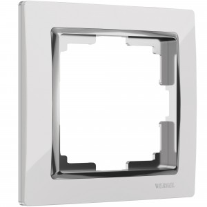 WERKEL Snabb WL03-Frame-01-white / Рамка на 1 пост (белый/хром) a028880 W0011901