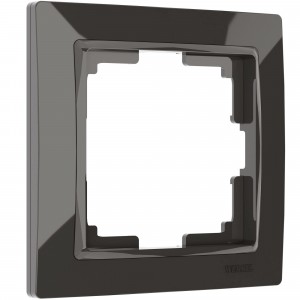 WERKEL Snabb basic WL03-Frame-01/ Рамка на 1 пост (серо-коричневый, basic) a036698 W0012007