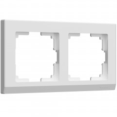 WERKEL Stark WL04-Frame-02-white / Рамка на 2 поста (белый) a028922 W0021801