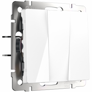 WERKEL WL01-SW-3G / Выключатель трехклавишный (белый) a033749 W1130001