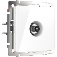 WERKEL WL01-TV-2W / ТВ-розетка проходная  (белая) a033754 W1184001