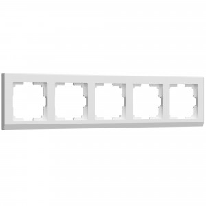 WERKEL Stark WL04-Frame-05-white / Рамка на 5 постов (белый) a030811 W0051801