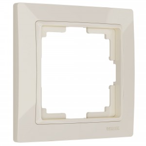 WERKEL Snabb basic WL03-Frame-01/ Рамка на 1 пост (слоновая кость, basic) a036630 W0012003
